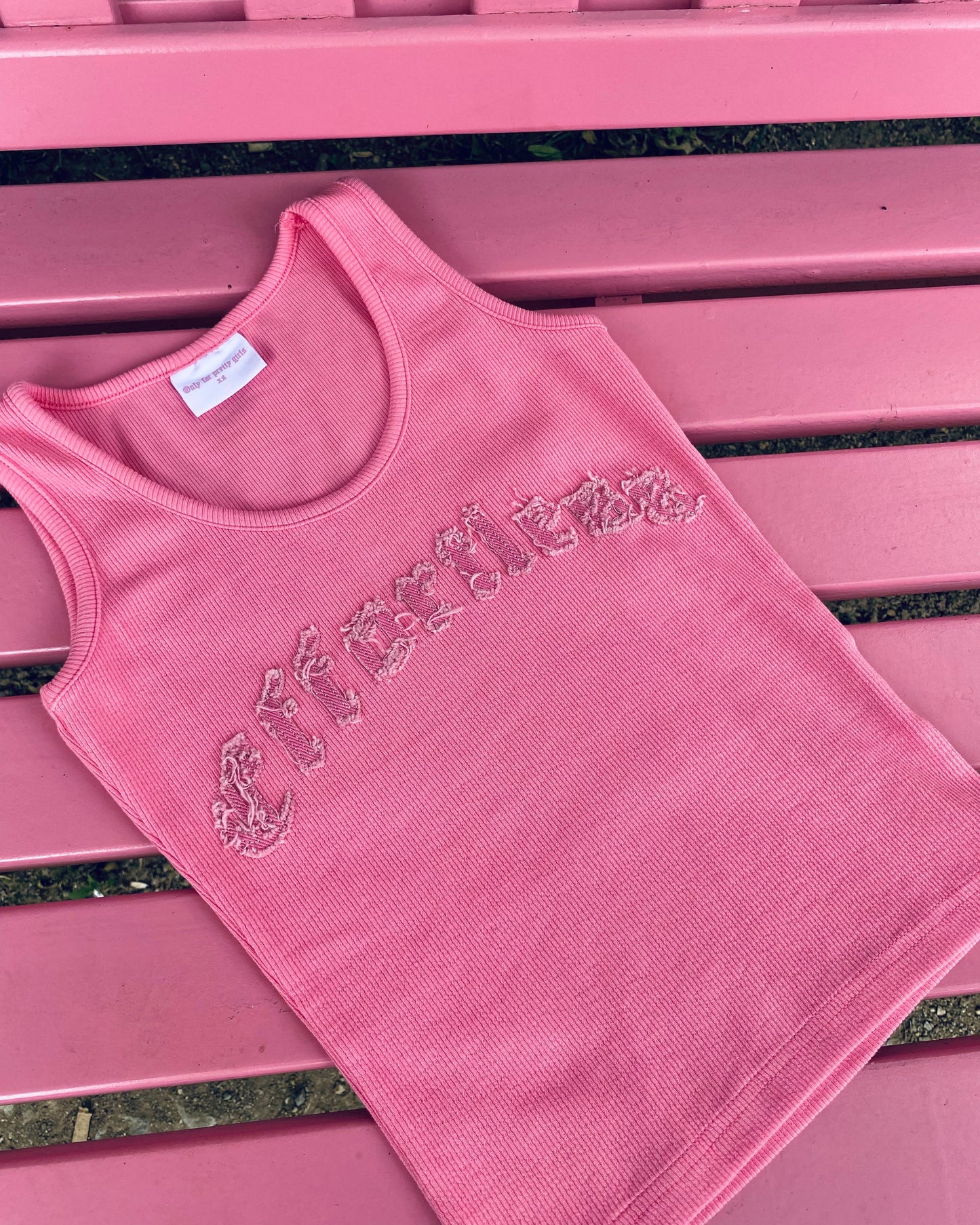 CROP TOP DISTRESSED